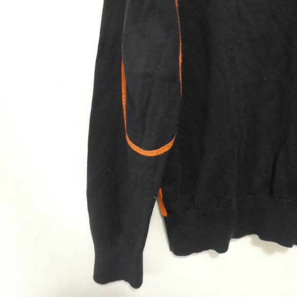 JACK AND JONES | large | Striped Crewneck Sweater With Elbow Patches | NWOT - Picture 13 of 15